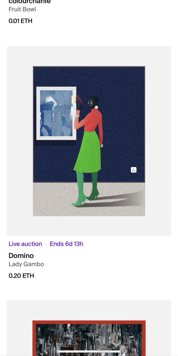 Lady Gambo is featured @foundation page!!! Big thanks to @RDToTheMoon for this and also to @juujuumama for curating my work on @ItanWorld Really appreciate the love and support 🙏🙏