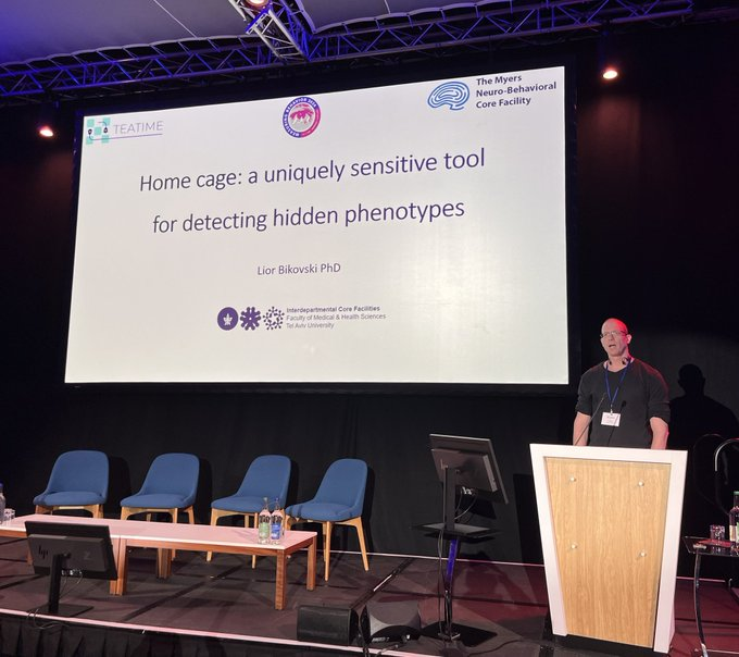 COST_TEATIME's tweet photo. Lior Bikovski, our member, supports #homecage monitoring systems for laboratory animals for detecting hidden phenotypes.
#behavior #animalresearch @COSTprogramme #MeasuringBehavior2024 https://t.co/IUS35loaid