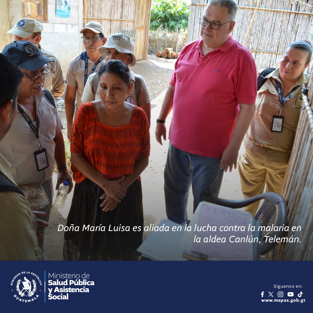¡Doña María Luisa, nuestra aliada contra la malaria en Canlún, Telemán! Su compromiso y liderazgo son ejemplos inspiradores en la lucha contra esta enfermedad en la cuenca del Polochic. 💪🦟 📲prensa.gob.gt/comunicado/don… #GuatemalaSaleAdelante