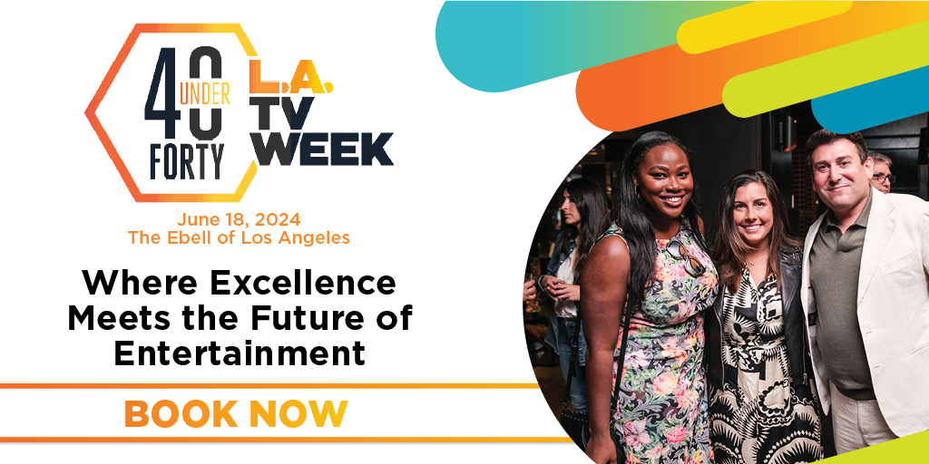 From visionary producers and dynamic writers to charismatic hosts and groundbreaking directors, these individuals represent the next generation of leaders, shaping the future of television.

June 18 | 📍 @EbellofLA

#LATVWeek #TVWEEK40U40 @bcbeat @MultiNews @ThisIsNextTV