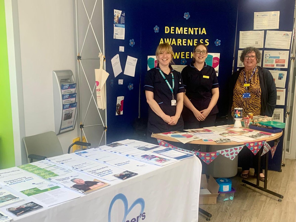 Dementia awareness week - highlighted all week by our amazing admiral nurses @CowleyNico82028 @TaraFilby @YSAdmiralNHS