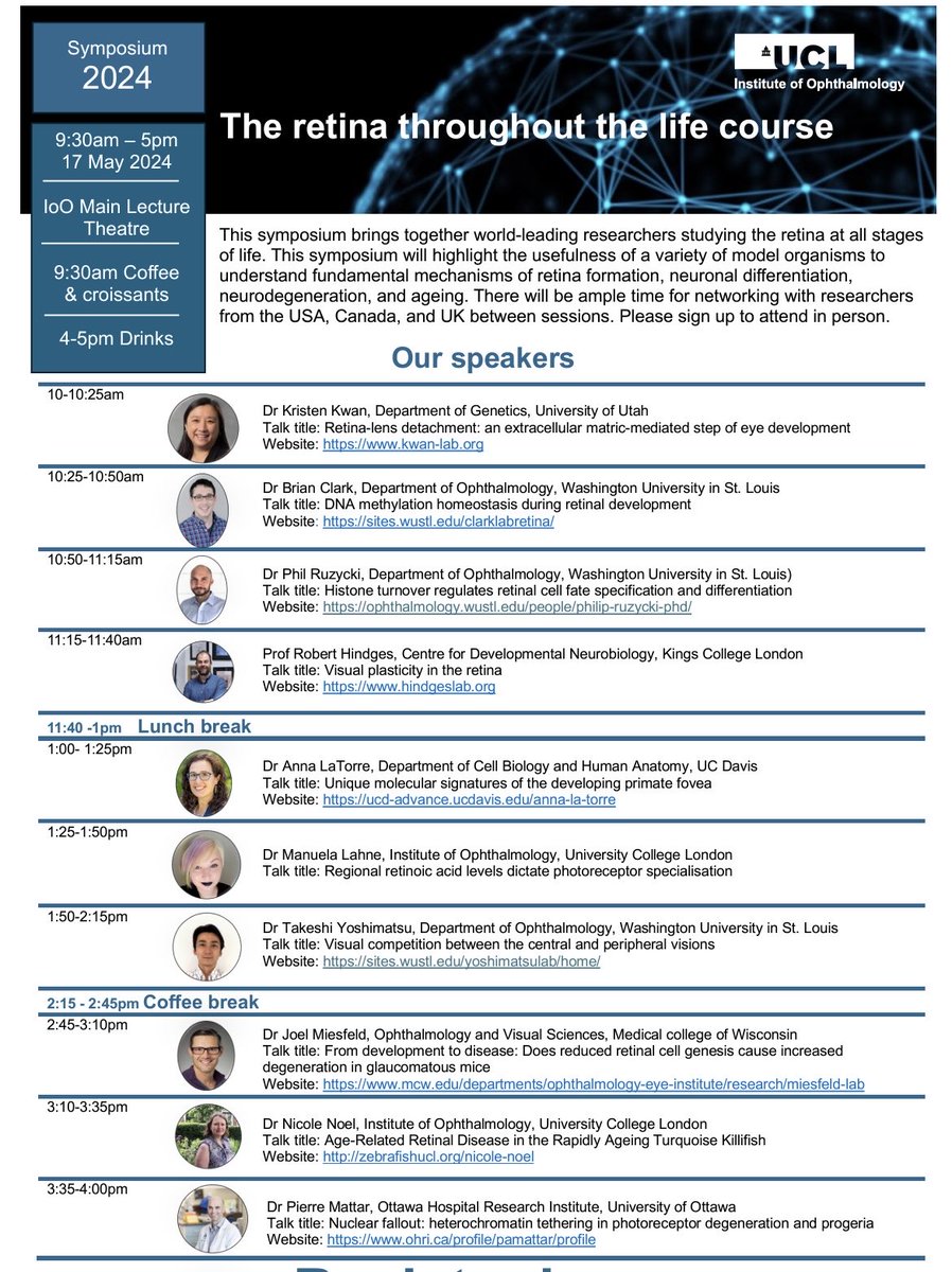 Veronica van Heyningen 💙🇪🇺🌹🇺🇦 (@vvheyevan) on Twitter photo Greatly enjoyed attending this brilliant symposium organised by <a href="/MacDonald_Lab/">Ryan MacDonald</a>. Much discussion and exchange still ongoing when I left an hour after the end. The retina is amazing and still yielding new mechanisms Greatly enjoyed attending this brilliant symposium organised by <a href="/MacDonald_Lab/">Ryan MacDonald</a>. Much discussion and exchange still ongoing when I left an hour after the end. The retina is amazing and still yielding new mechanisms