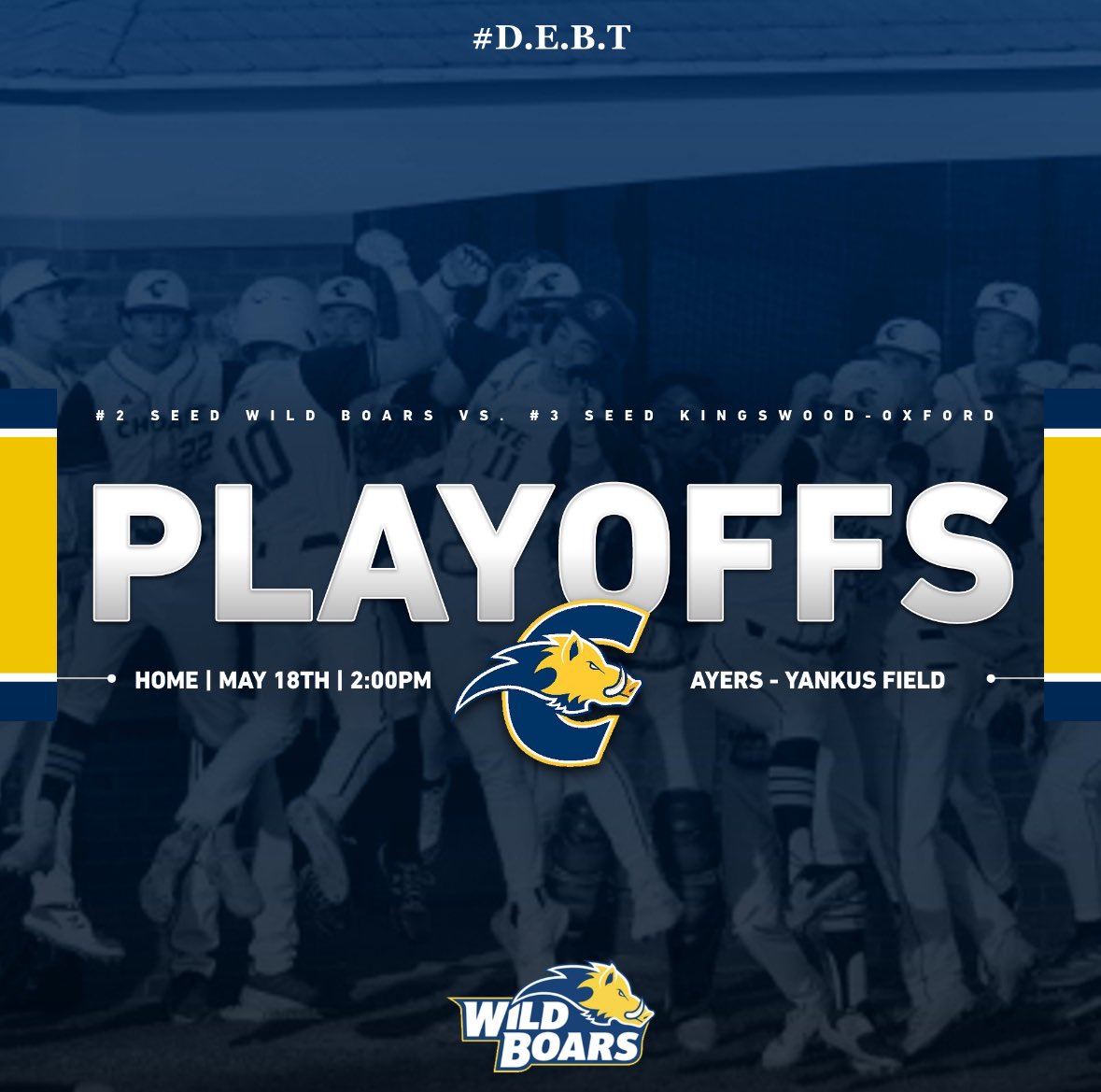 Choate_Baseball's tweet image. It’s PLAYOFF SEASON. The Wild Boars will be hosting Kingswood-Oxford tomorrow at 2pm in the Founders League semi-finals.
@choateathletics