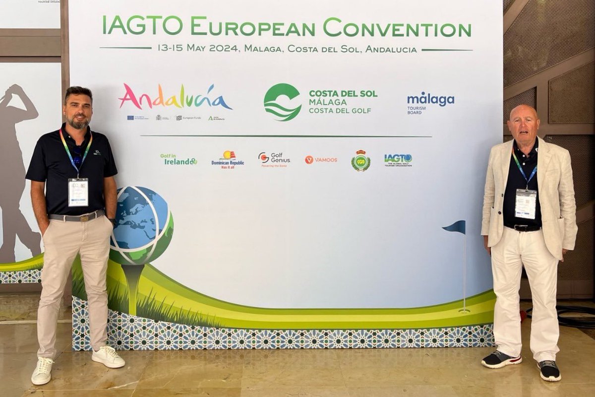 Tee Times Golf Agency participated with great joy in the 2024 <a href="/IAGTO/">IAGTO</a> European Convention in Malaga. Carlos Ferreira, CEO and founder of Tee Times, and Jorge Diogo, Director of Sales and Marketing, represented the agency at the convention held at the FYCMA Exhibition Centre. (+)