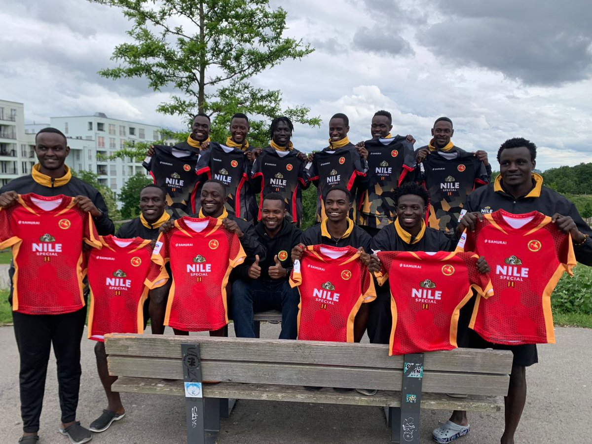 Uganda_Sevens's tweet image. Rugby Cranes 7&apos;s Jersey hand over Ceremony Munich, Germany.

#SupportRugbyCranes7s