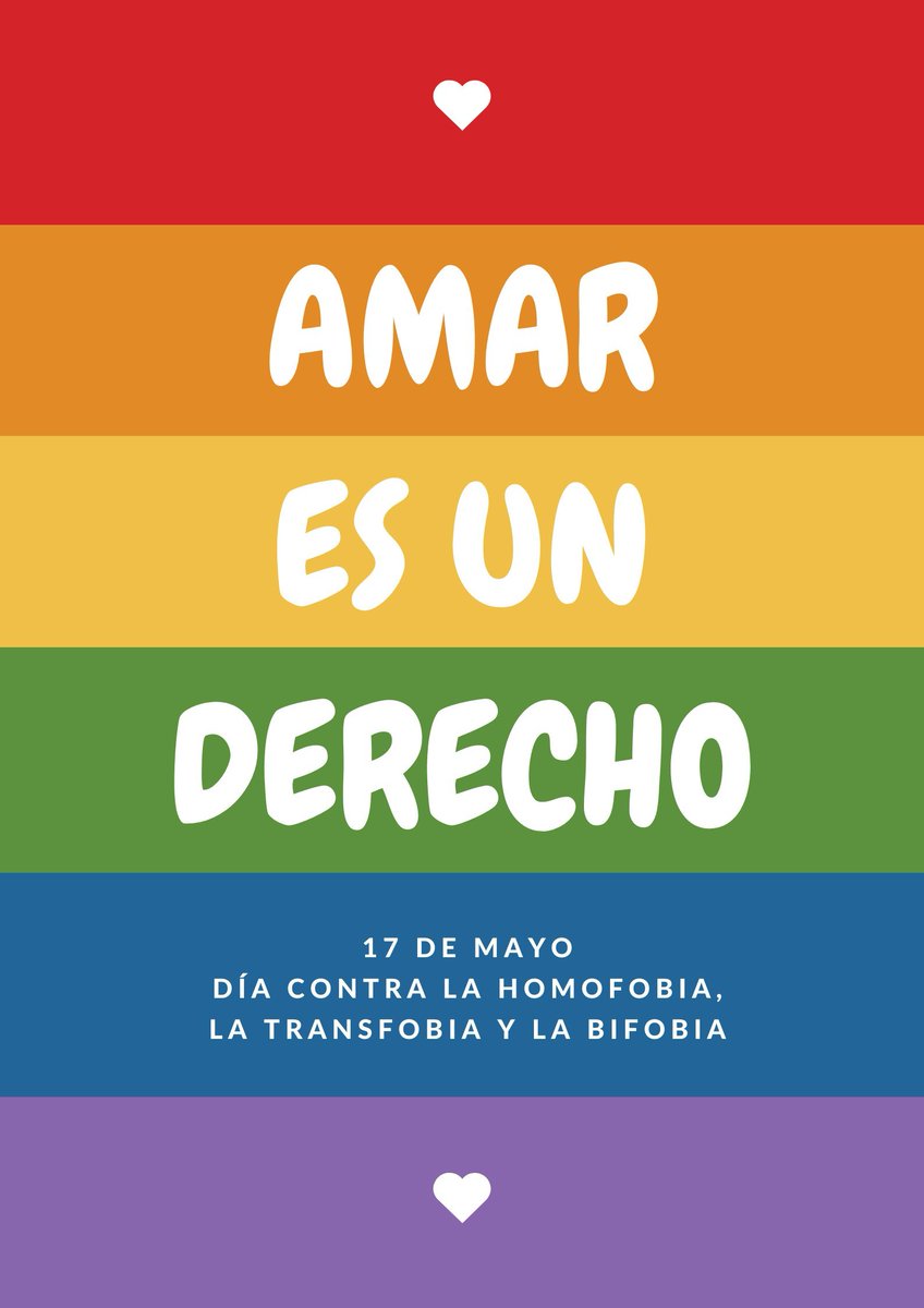 En el Día Internacional contra la Homofobia, la Transfobia y la Bifobia, defendemos un mundo sin discriminación, apostando por el respeto y la inclusión de todas las personas, desde la diversidad🌈. 
#ElAmorEsLey
#ArtemisaJuntosSomosMás 

@DiazCanelB 
@DrRobertoMOjeda