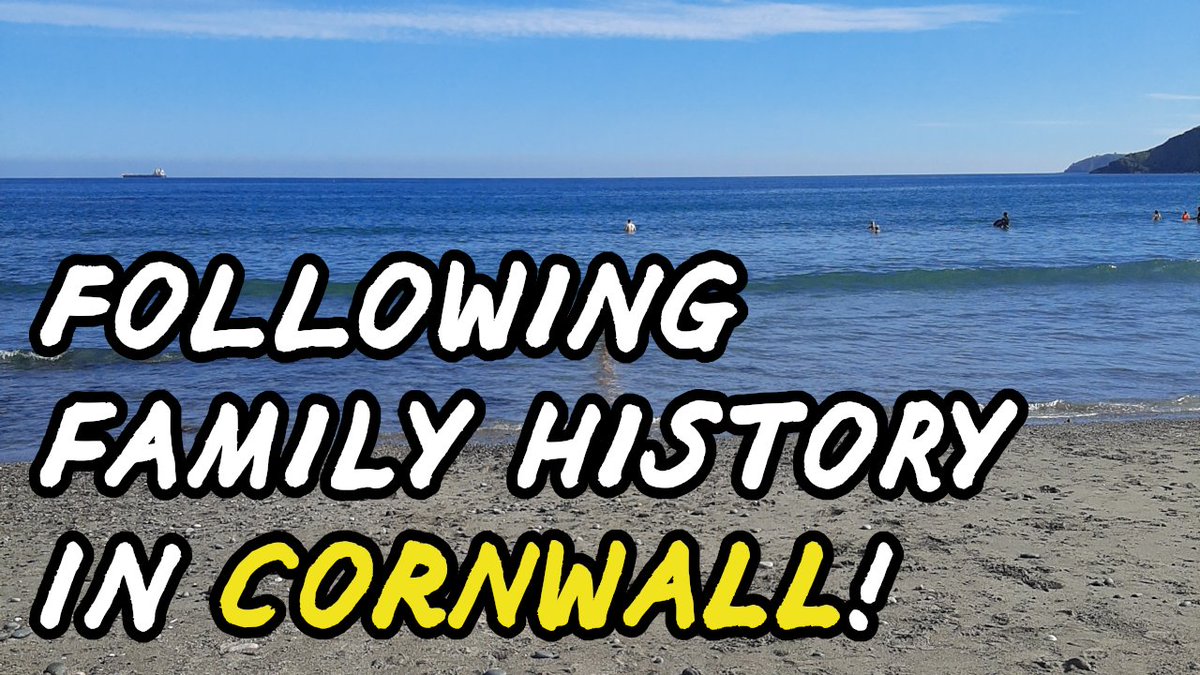 New episode on YouTube at #FourMinuteFamilyHistory. 

Join a family history search across #Cornwall!

#Beaches ✅ 
#Archives ✅
#OldChurch ✅ 
#Gravestones ✅
Knight at the #BattleofHastings ✅

🎥 youtube.com/watch?v=nbCWHH…

▶️ #FamilyHistory #Genealogy #4MFH #CornwallHistory
