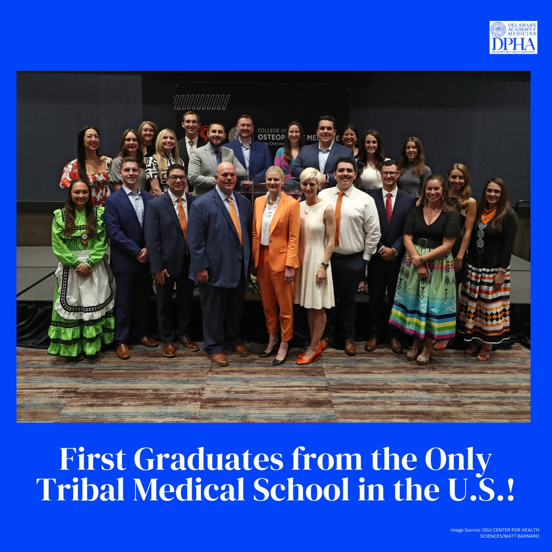 Yesterday, OSU- COM at the Cherokee Nation graduated its first class, including 9 Native American doctors. 

This boosts Indigenous representation in U.S. healthcare, where Native Americans are just 0.3% of physicians. 🌟💪  #DiversityInMedicine #OSUGraduation