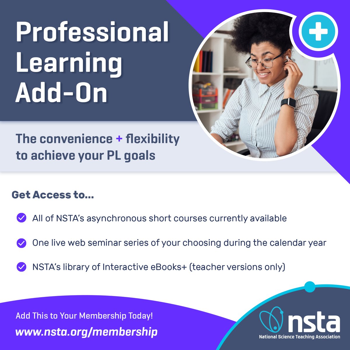 Are you a #science educator looking for that extra oomph? NSTA membership has you covered! Our Professional Learning Add-On allows you to choose the resources you need to improve your content knowledge and expand your skills. Explore membership: bit.ly/3wtqTG4