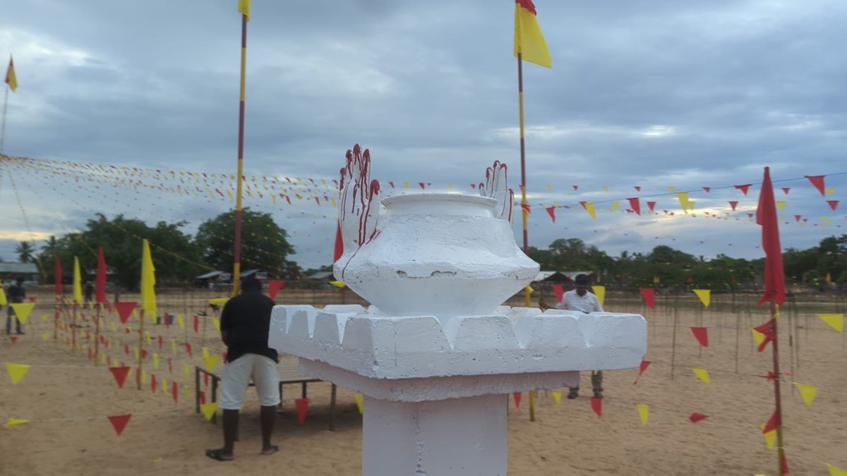 All preparations for commemoration of the 15th anniversary of the massacre of Tamils are complete. #MullivaikkalRemembranceDay