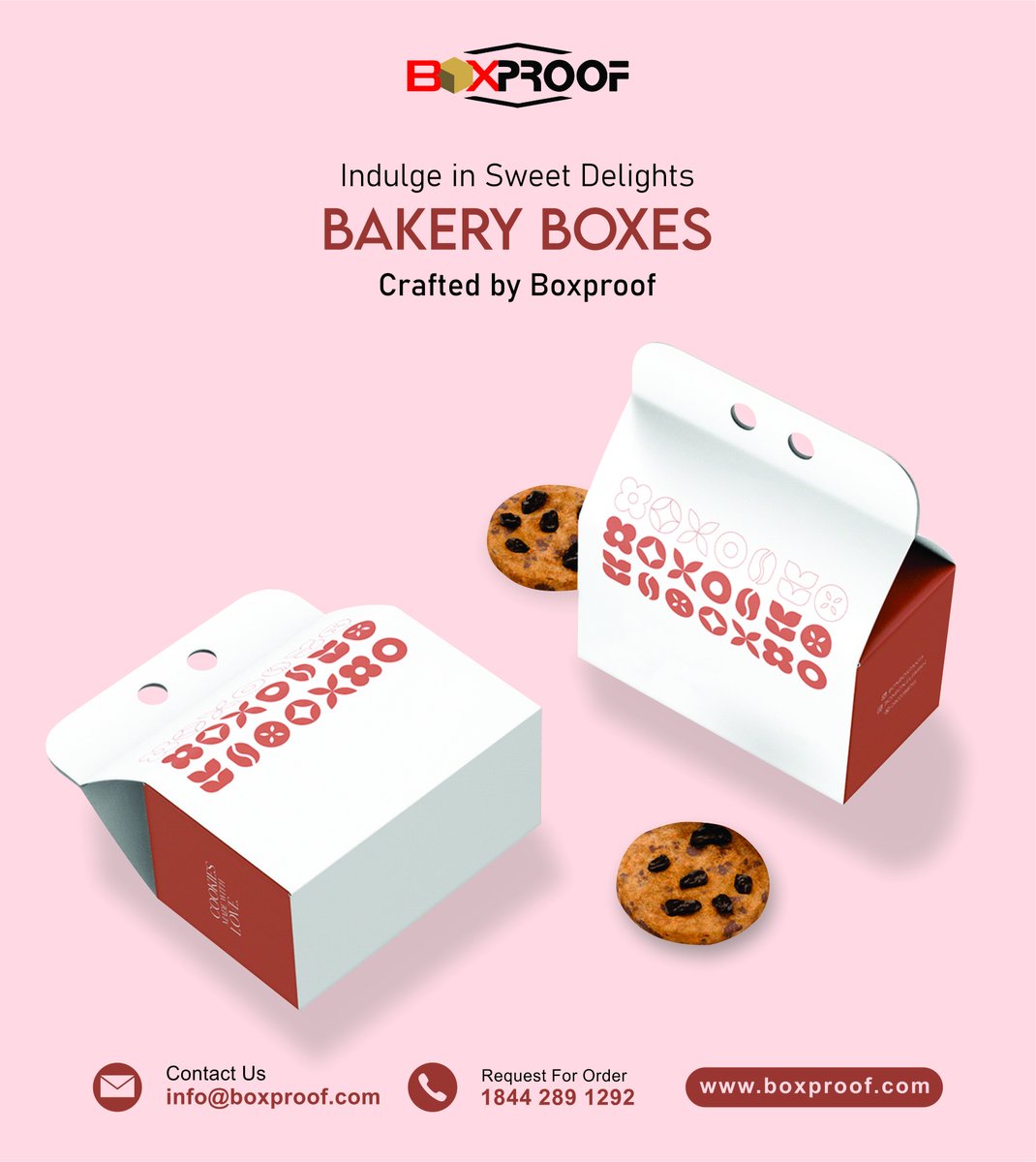 boxproofpack's tweet image. Delight your customers with Boxproof's bakery boxes that preserve freshness and flavor. 🍰📦
#BoxProof #BakeryBoxes #FreshBakedGoods #BakerLife #SweetTreats
For more information:
hthttps://boxproof.com/bakery-box