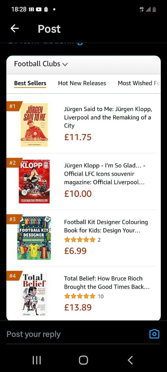 No 4 in the best sellers list ! COYWM. Every Wanderers fan of a certain age should buy this . #bwfc @drac_uk @BWFC1874