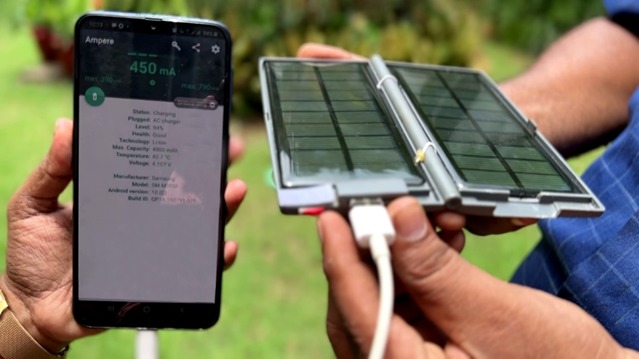 NITT in collaboration with the Centre for Development of Advanced Computing, has unveiled efficient products that reflect their local relevance combining global competence – a handheld charger for mobiles and a solar+panel integrated powering unit for streetlighting