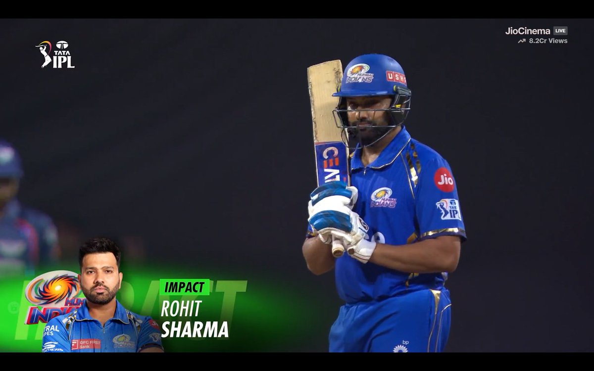 FIFTY FOR ROHIT SHARMA...!!!!

- Hitman is back with a bang, fifty from just 28 balls, chasing 215 runs, he has started the chase with dominance. What a player. 👌