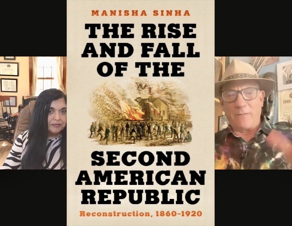 Check out my cool convo w/ ace historian Manisha Sinha. We deep dive into her new book and that most triumphant and tragic chapter of the American story, Reconstruction. youtu.be/4Ag-Z1dAJsQ