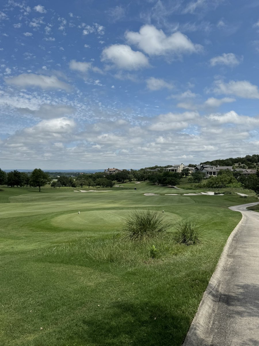 Mighty fine Friday for golf if I do say so myself.