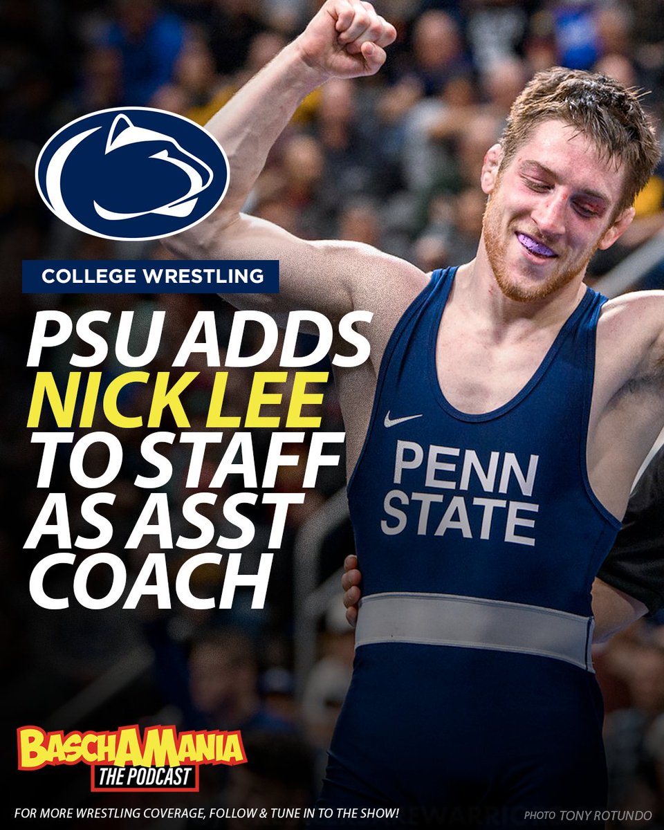 Justin Basch (@justinjbasch) on Twitter photo Big congrats to my guy <a href="/NickLee141/">Nick Lee</a> on the new role!
Coach <a href="/caelsanderson/">Cael Sanderson</a> announced the addition of the 2x NCAA Champ to the <a href="/pennstateWREST/">Penn State WRESTLING</a> staff today on the "Strong and Grateful" podcast. Can listen here: rokfin.com/post/178136/Ca… Big congrats to my guy <a href="/NickLee141/">Nick Lee</a> on the new role!
Coach <a href="/caelsanderson/">Cael Sanderson</a> announced the addition of the 2x NCAA Champ to the <a href="/pennstateWREST/">Penn State WRESTLING</a> staff today on the "Strong and Grateful" podcast. Can listen here: rokfin.com/post/178136/Ca…