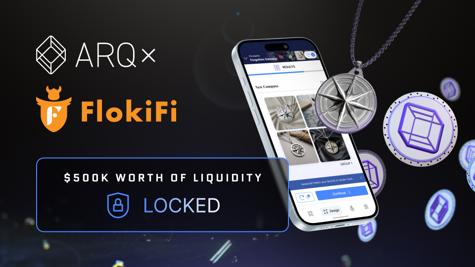ARQxAI's tweet image. 📣 #ARQx is proud to announce we have locked our  liquidity pool (Base + Eth) using @RealFlokiInu 's  @FlokiFi locker. 🔒😤

Just bullet-proofing community trust in the $ARQX roadmap. + Special thanks to the #FLOKI team &amp;amp; all of their incredible support / product dev!
🤝