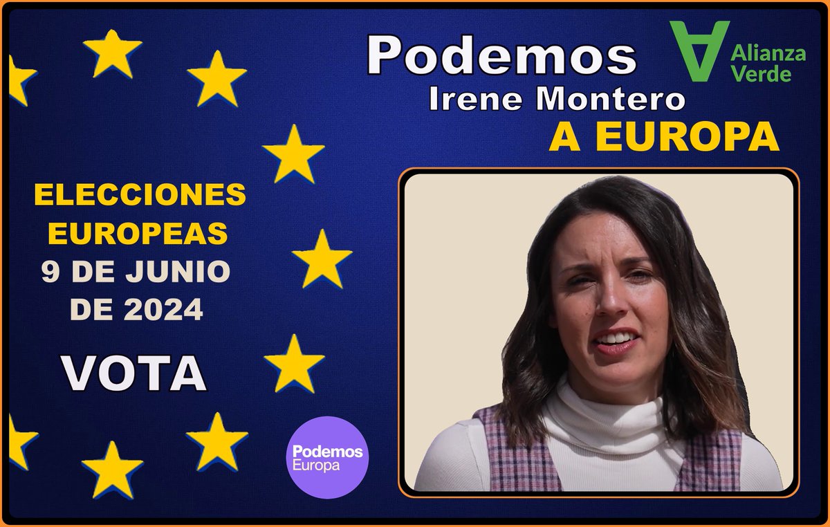 🔸#UEelections2024  #SiSePuede
#AhoraMasQueNunca  #IreneMonteroAEuropa