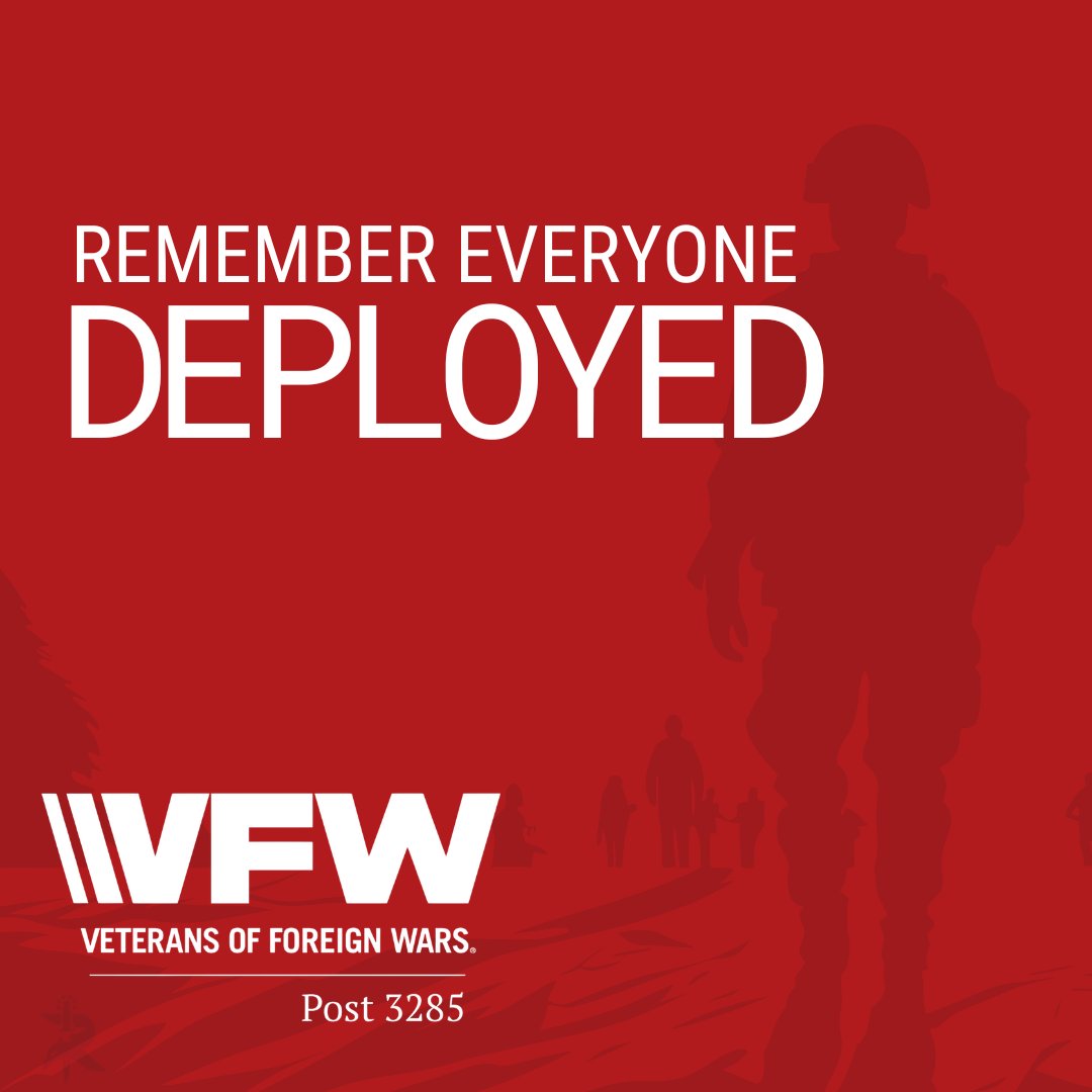 Every Friday Remember Everyone Deployed (RED)! #VFW #Frederick