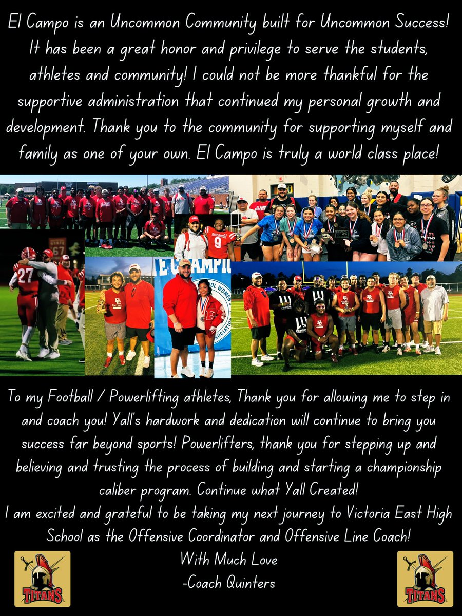 Coach PJ Quinters tweet media