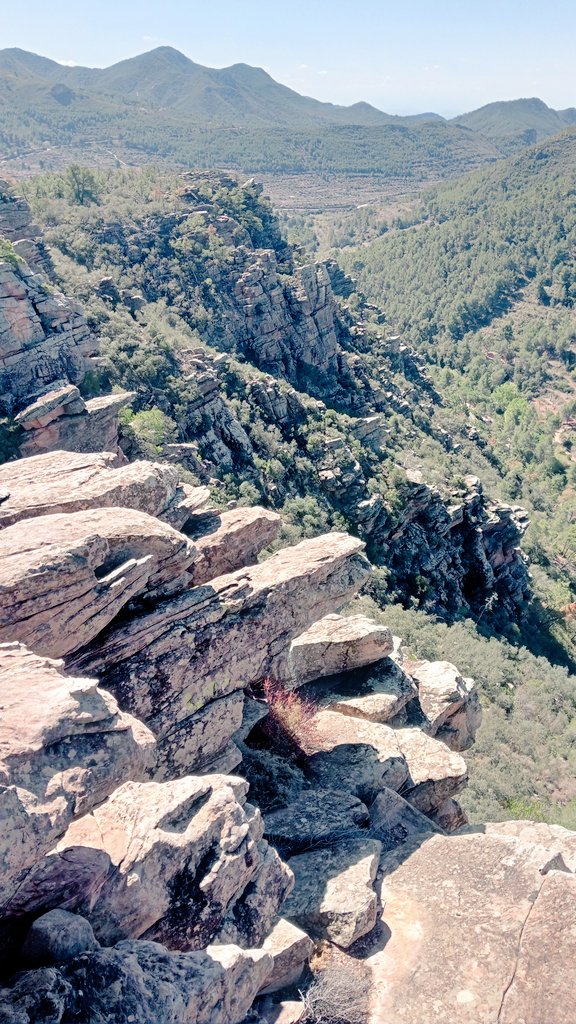 Una ruta per la #SerraCalderona una mica exigent però diferent ca.wikiloc.com/rutes-senderis… des de la Font de l'Albereda de Gàtova visitem la Cova Xirivilla, un impressionant esvoranc de la muntanya, passem pel Tossal del Sastre i pugem a la Penya Escoladera.