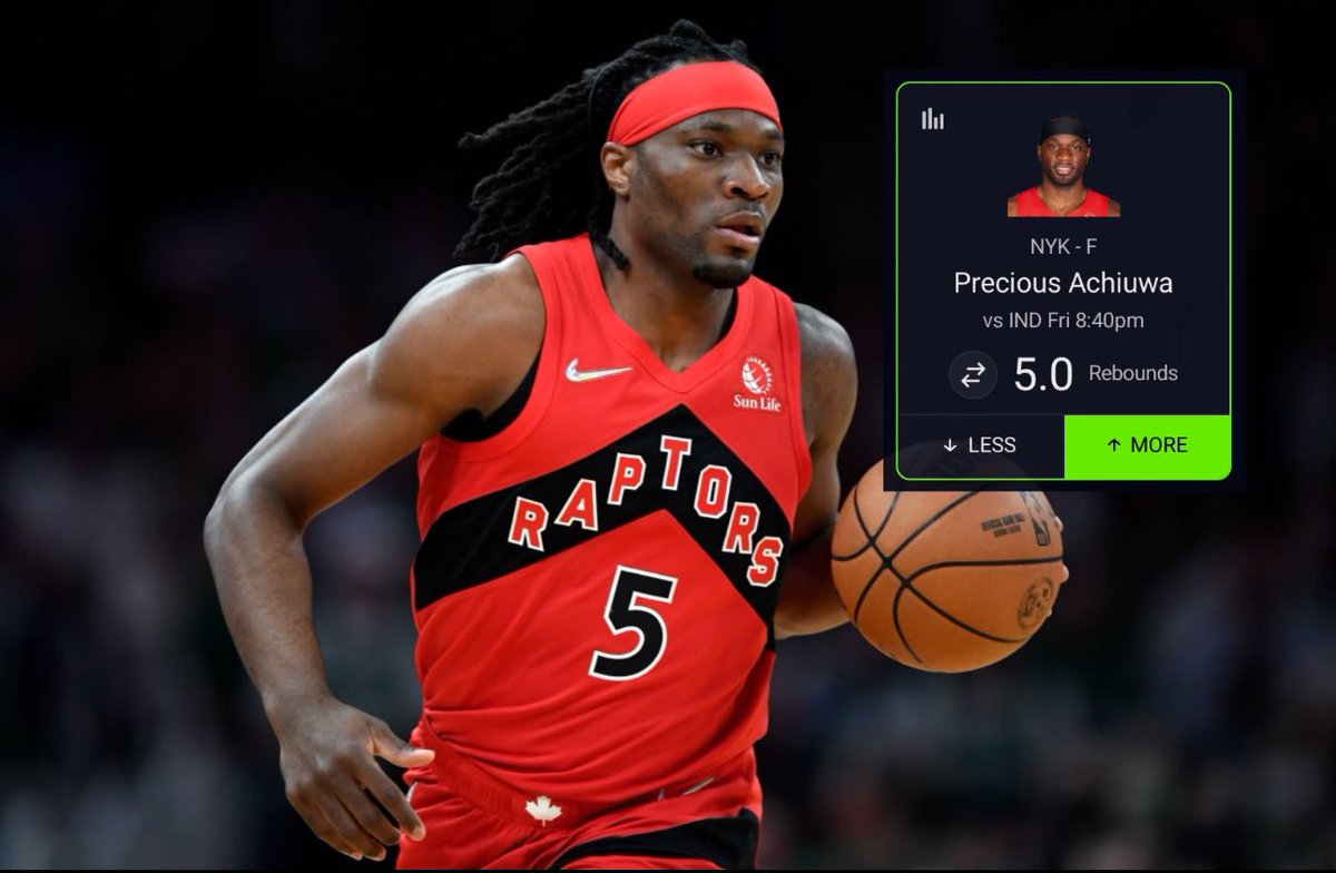 🏀⚔️ NBA LOCK ⚔️🏀

🌟 Precious Over 5 Rebs 🌟

📊 Should definitely get at least 5, but lots of potential to get 6+

🔒🔑 ANOTHER LOCK RN = 55 Likes

#PrizePicks #SubZeroFam #GamblingX