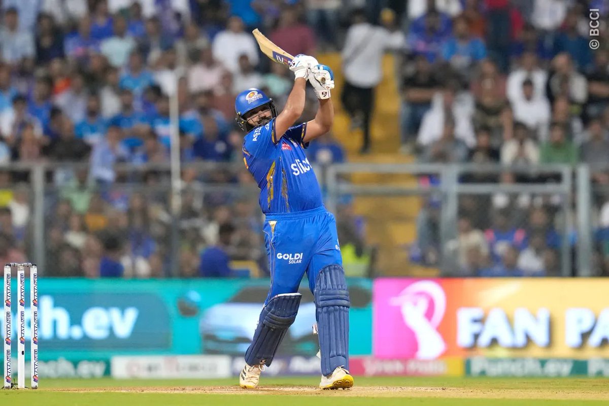 Out of form.
Shouldn't play the world cup.
Drop him from the team.
Not in touch.

Guy replies with a 50 in 28 balls. This is why never question Rohit Sharma in your life. He's the GOAT for a reason. 🐐 

#MIvsLSG