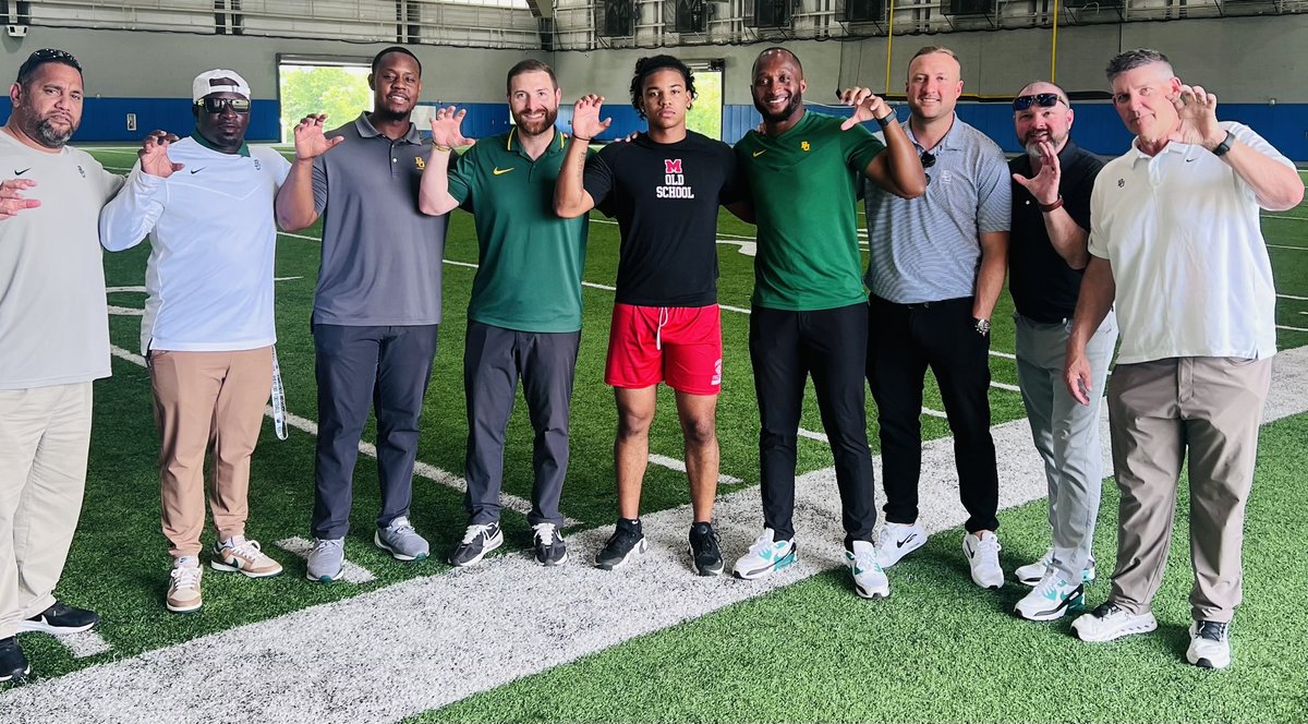 Nearly all of Baylor’s assistant coaches made the short drive to check in on Waco (Tex.) Midway three-star linebacker Donovan Jones this week Jones will take an official visit with the hometown Bears on June 21st