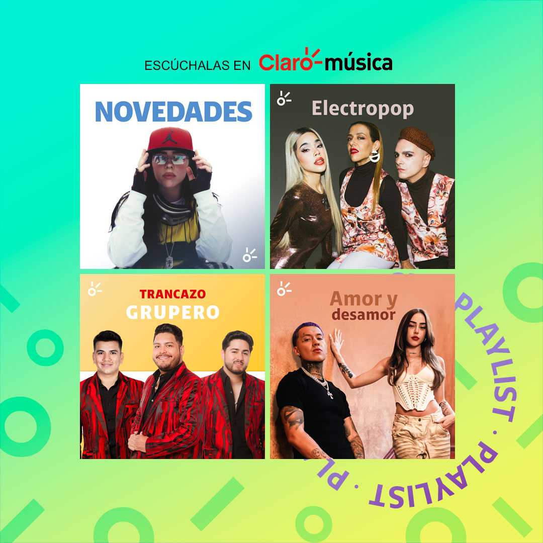 ¡Las novedades de #Claromúsica! 😎 Novedades (@billieeilish):ow.ly/yHey50RvQLj Electropop (@mirandaenvivo, @keniaos):ow.ly/Ujqf50Nxul3 Trancazo Grupero (@adictivaoficial):ow.ly/2hRN50PM91B Amor y Desamor (@BlessdOficial, @Nicki_Nicole19): ow.ly/zFha50MRmyN