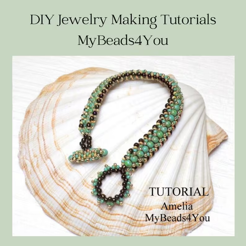 #diyfriday #fridayfinds #smilett23 #craftychaching #inbiz #diyjewelry #beads #beading #jewelrymaking  #tutorial #seedbeadtutorial
mybeads4you.etsy.com/listing/116356…