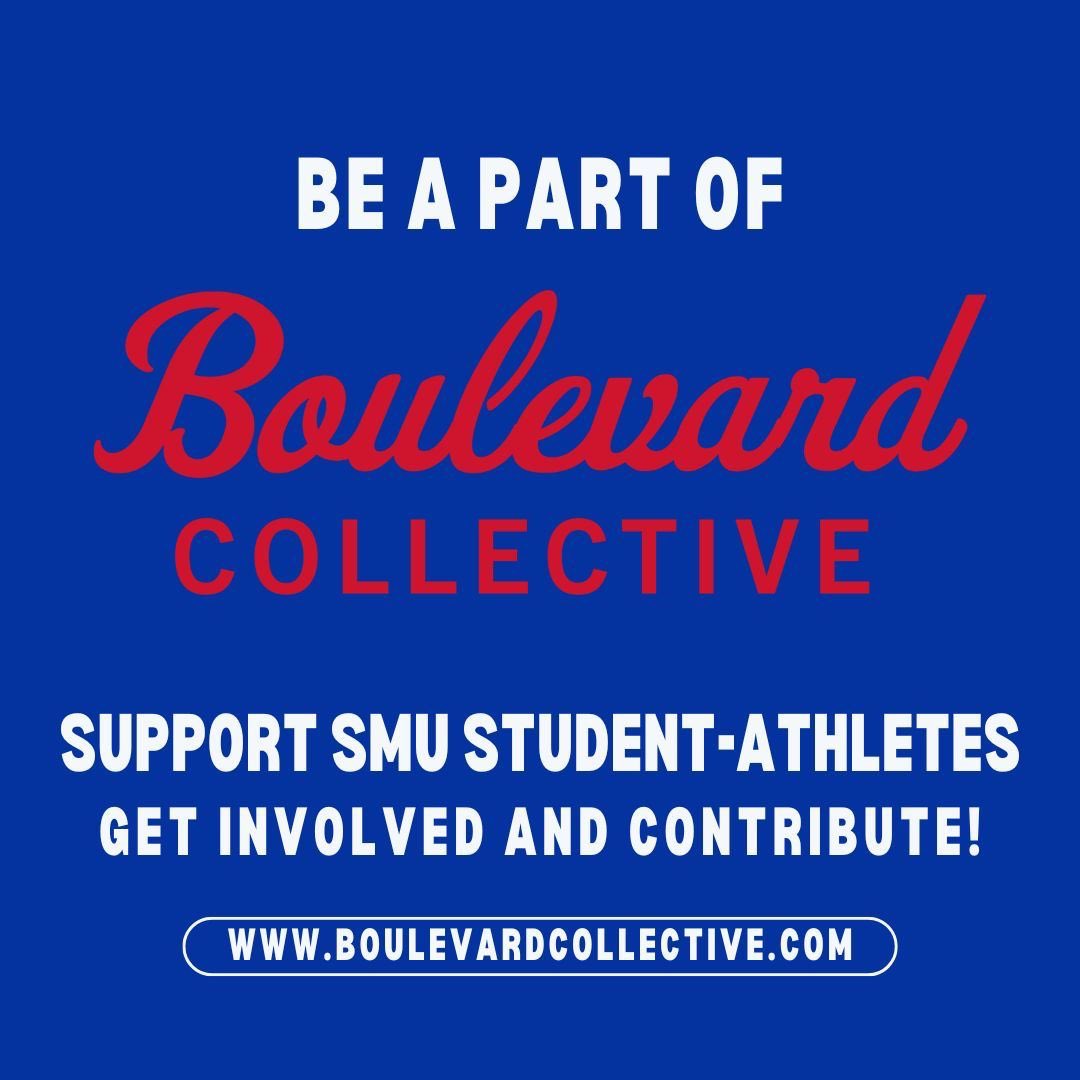Mustang Fans, l'm excited to join the team! I wanna give big thanks to Boulevard Collective!
Our team will work hard over summer and the
MUSTANGS WILL BE READY FOR THE ACC! Learn about boulevardcollective.com so you can help support! @TheBoulevardNIL @SMUFB