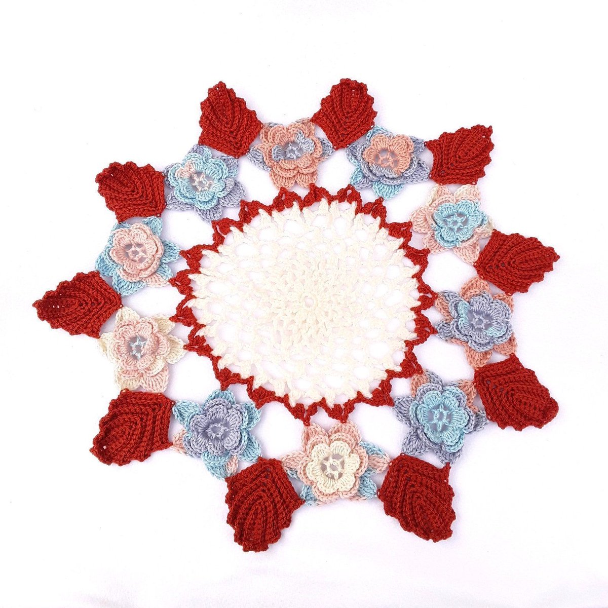 #MHHSBD 

𝗩𝗶𝗻𝘁𝗮𝗴𝗲 𝗱𝗲𝘀𝗶𝗴𝗻 𝗱𝗼𝗶𝗹𝘆 

Add a touch of vintage charm to your home decor with this autumnal crocheted doily. Handmade from a 1940's vintage pattern, it's the perfect accent piece for any room. 

knittingtopia.etsy.com/listing/167996…