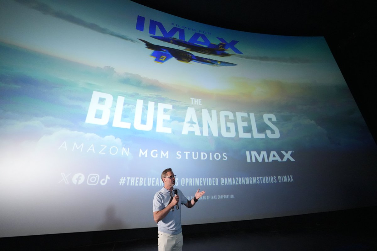 MikeSievert's tweet image. It was a privilege to help host a premiere screening of The Blue Angels IMAX, for the squadron themselves, in Pensacola. THANK YOU to all our Naval Aviators and Marines who play an essential role in our nation’s security. Btw -the film is amazing, go see it!!