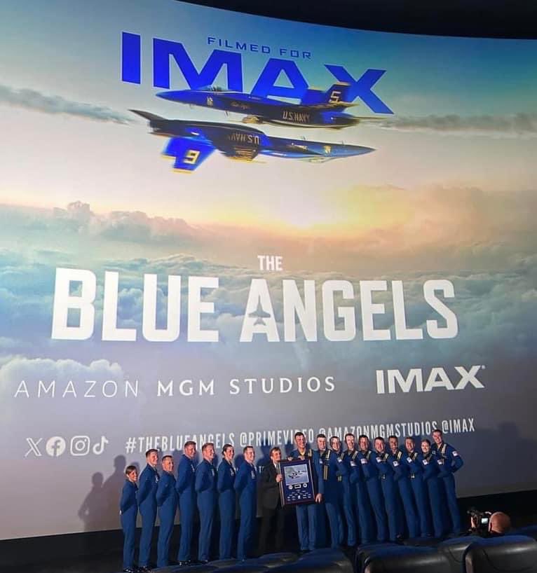 MikeSievert's tweet image. It was a privilege to help host a premiere screening of The Blue Angels IMAX, for the squadron themselves, in Pensacola. THANK YOU to all our Naval Aviators and Marines who play an essential role in our nation’s security. Btw -the film is amazing, go see it!!