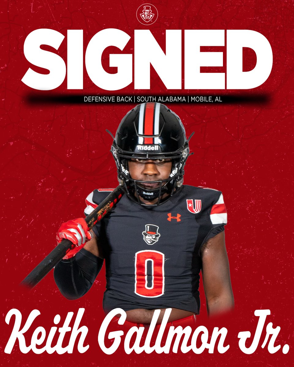 𝗪𝗘𝗟𝗖𝗢𝗠𝗘 𝗧𝗢 #STACHEVILLE! 🎩🏈 𝗞𝗘𝗜𝗧𝗛 𝗚𝗔𝗟𝗟𝗠𝗢𝗡 𝗝𝗥. DEFENSIVE BACK 📍 Mobile, Alabama @KeithGallmon | #LetsGoPeay