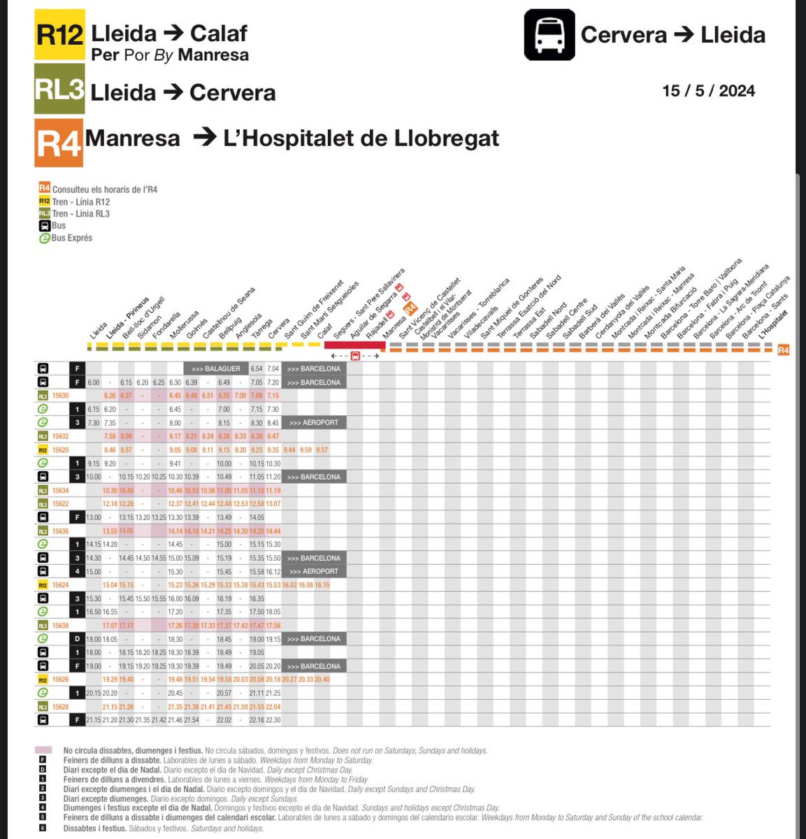 RL3,5 Lleida - Calaf