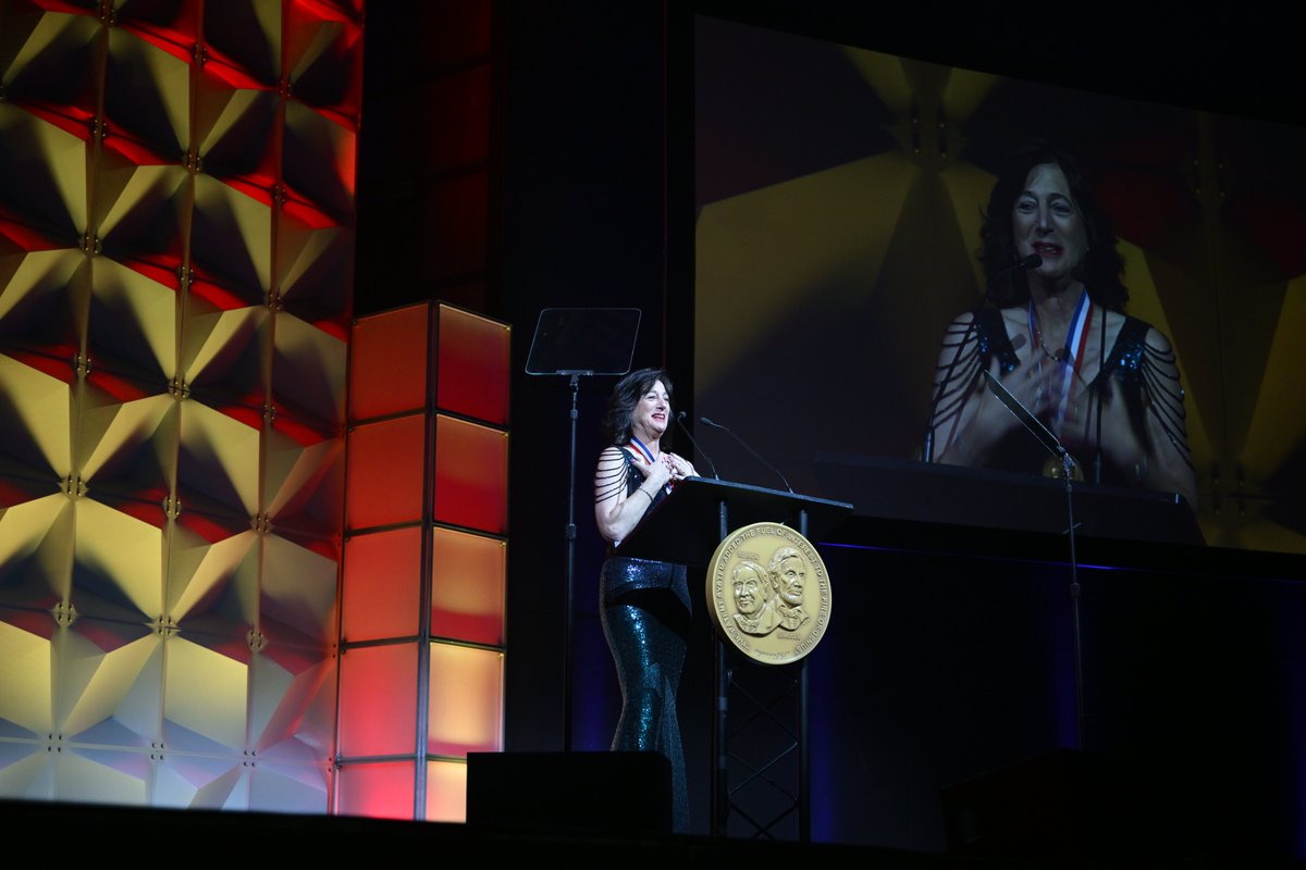 Congratulations again to our dean, Andrea Goldsmith, for your induction into the Inventors Hall of Fame last week! @InventorsHOF