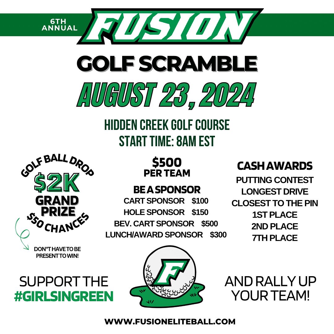 This morning was sure a rainy one! Our 6th Annual Golf Scramble is now rescheduled for August 23rd — save the date + bring on the sunshine! ⛳️☀️ #girlsingreen