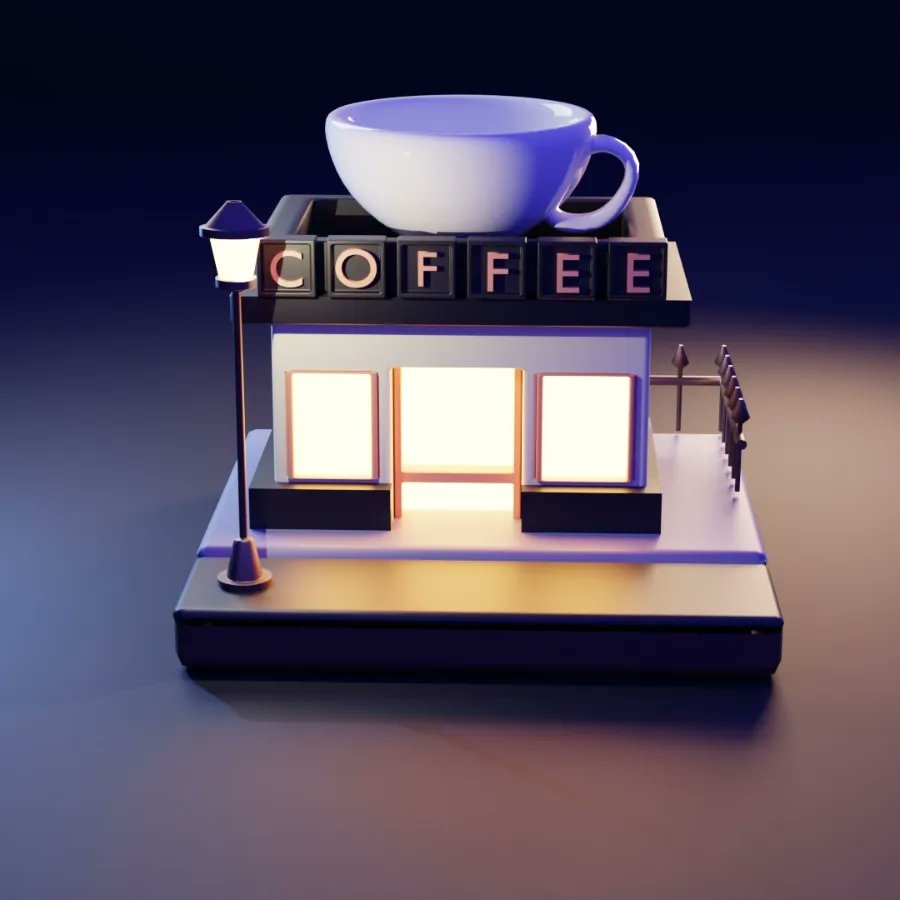 🎨 Just finished creating a cozy coffee shop in Blender! ☕️🖌️ It was such a fun project bringing my artistic vision to life.Can't wait to share it with you all! Stay tuned for a virtual tour coming soon! #ArtisticCreations #BlenderArt #blender #3D #modeling #3dart #rendering