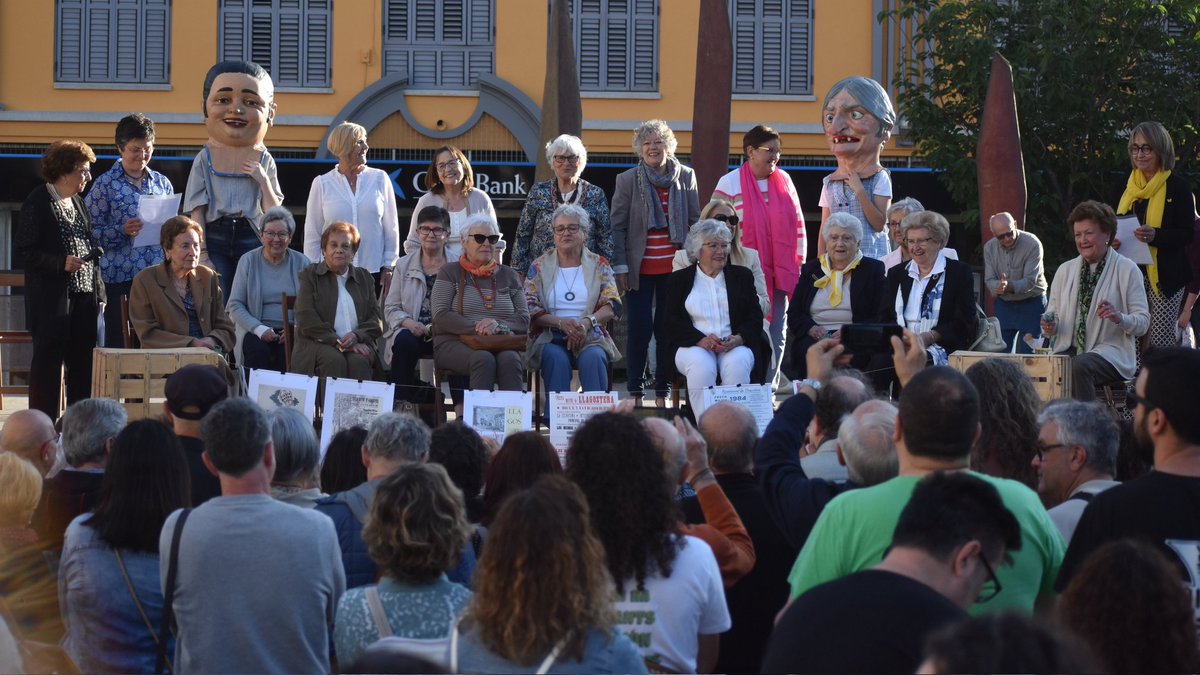 Les Dones (S)àvies de Llagostera donen el 'tret de sortida' oficial a la Festa Major 2024 recordant com es vivien antigament i com han canviat les celebracions amb el pas dels anys #fmllagostera2024