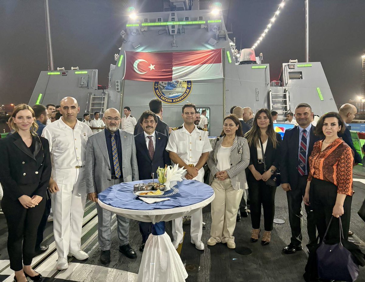 ⚓ The TCG KINALIADA (F-514) Corvette visited Malaysia 🇲🇾 and Indonesia 🇮🇩 on its voyage to Japan. We provided the delegations with information on our #naval engineering solutions and projects. #STMDefence #MİLGEM #AdaClass @TCKualaLumpurBE @TC_CakartaBE