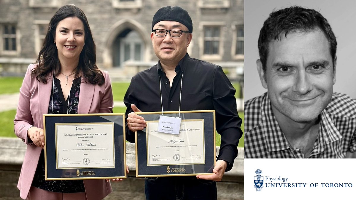 Congrats to Drs. Brian Cox (<a href="/HealthyPlacenta/">Brian Cox</a>), Nohjin Kee, and Helen Miliotis on winning <a href="/uoftmedicine/">Temerty Medicine</a> student-nominated Faculty Teaching Awards this year! Very proud of these dedicated, innovative instructors and mentors. Read more here: shorturl.at/dScqU