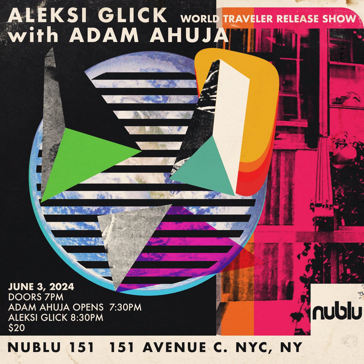 Hey all!  I’ll be live-looping on 6/3 at <a href="/nublu/">Nublu</a> nyc! We’ll be celebrating the release of my buddy #AleksiGlick’s new album on <a href="/PinchRecords/">Pinch Records Official</a>. Following our shows is #producermondays late night. Hope to see ya there !#livemusic #nycmusic #liveshow #liveconcert #nycconcert #nycmusic