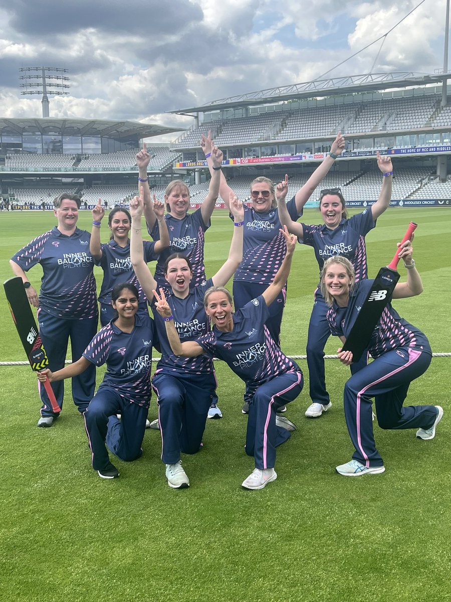 What an amazing opportunity to play for @mersthammagics at @HomeOfCricket today! #cricket #softball #womeninsport #femalesport #opportunities #experience