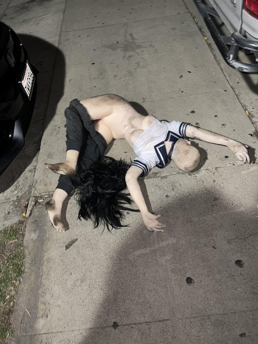 Just ran over a doll with my car. Feel like fucking shit. Please keep your love dolls inside.