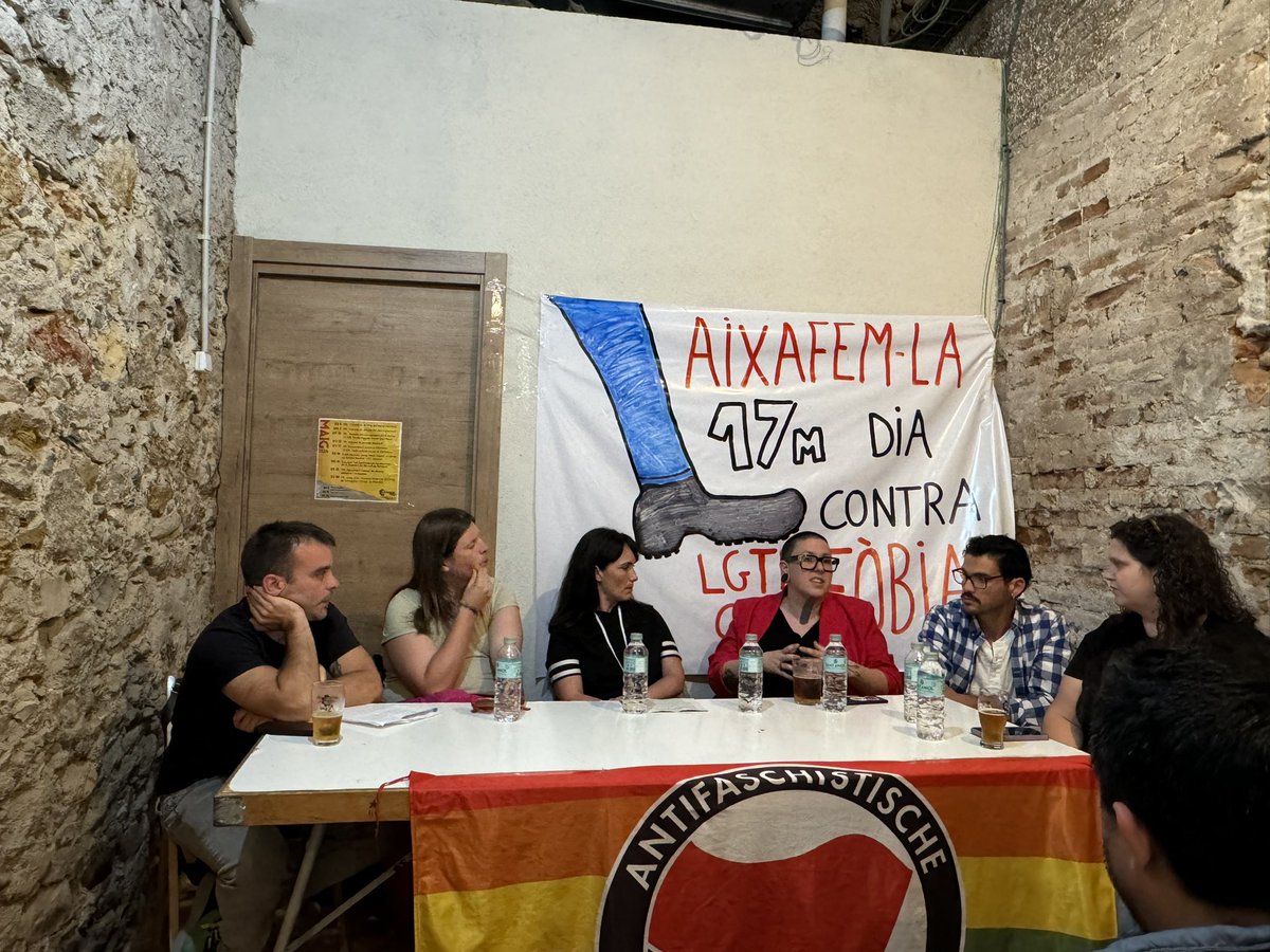 🏳️‍🌈🏳️‍⚧️Avui, 17 de maig, tornem a sortir al carrer per denunciar l’augment d’agressions contra el col•lectiu LGTBI+/GSD‼️ 🚨Des de l’1 de gener de 2024 s’han registrat 84 incidències a Catalunya. 👊Contra l’odi, ens hi trobaran de cara!