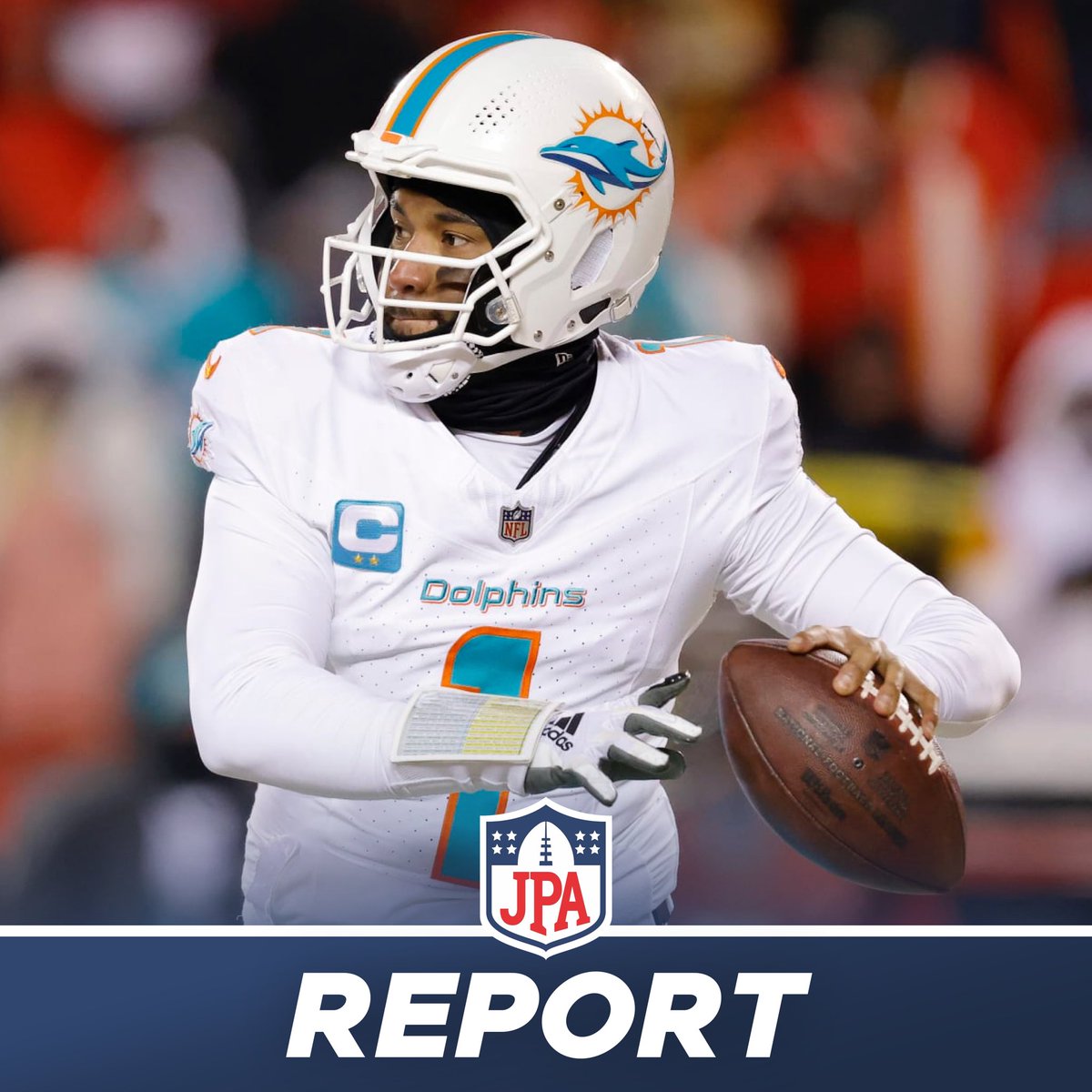 𝗥𝗘𝗣𝗢𝗥𝗧: #Dolphins QB Tua Tagovailoa has missed “most” of the team’s voluntary offseason work since April 15, likely related to his contract status, per @jjones9 Tua is due for a new contract and it could eclipse the deal Jared Goff just received.