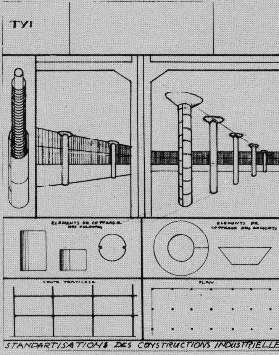 Let’s get obscure. Corbusier at 30 years old. Refrigerated slaughterhouse design.