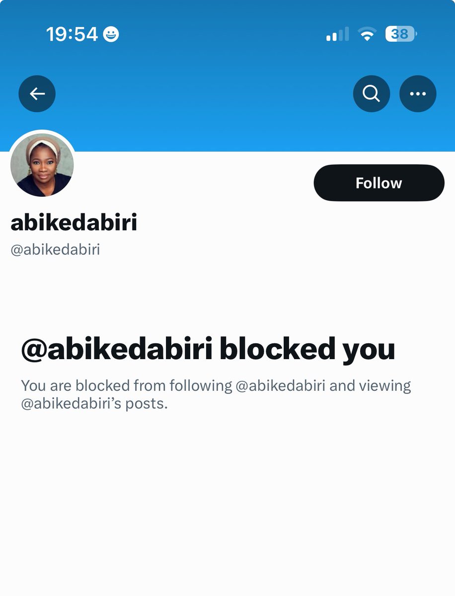 Hanty @abikedabiri no be so oo! This one you don block me, no go block my destiny o 🤣

One of your minions say you don share my name for all Embassies 🤣🤣🤣